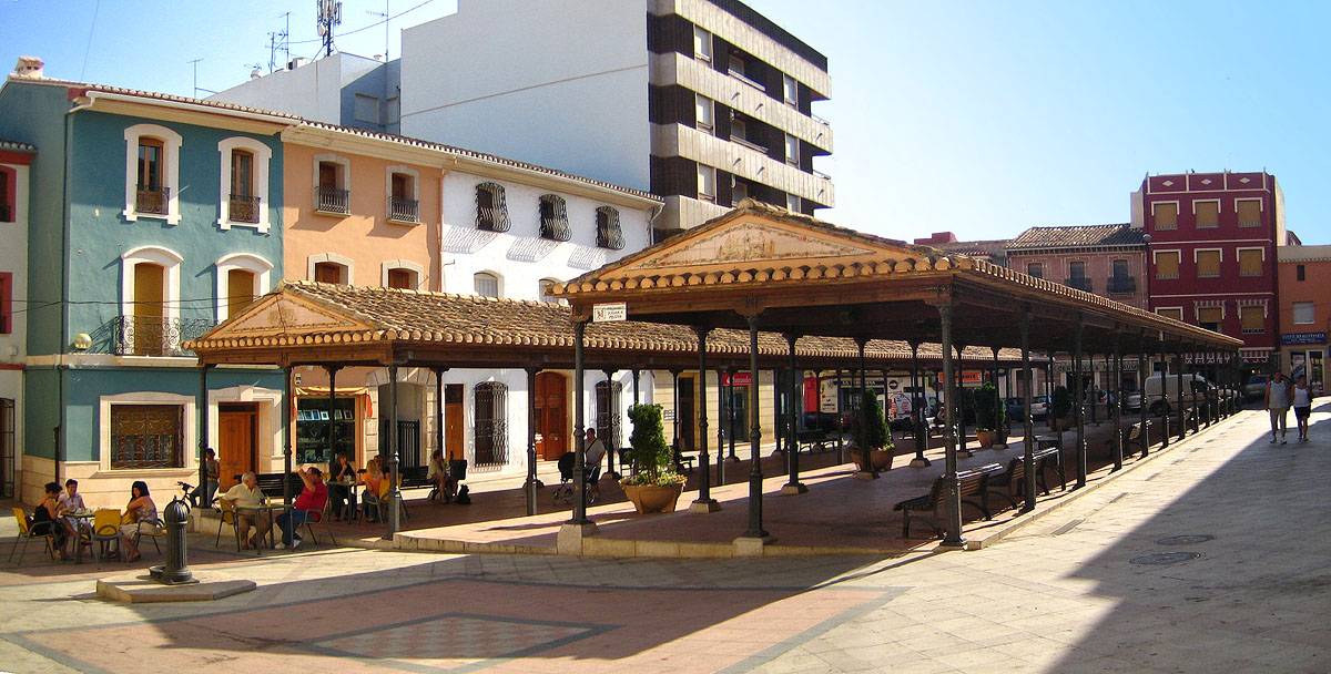 The area around Pedreguer