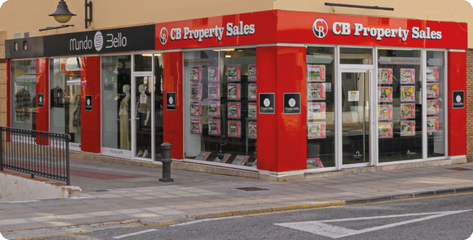 CB Property Sales office exterior in Moraira